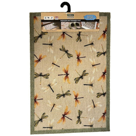 Town & Country 75cm Indoor Dragonfly Mat - Old Railway Line Garden Centre