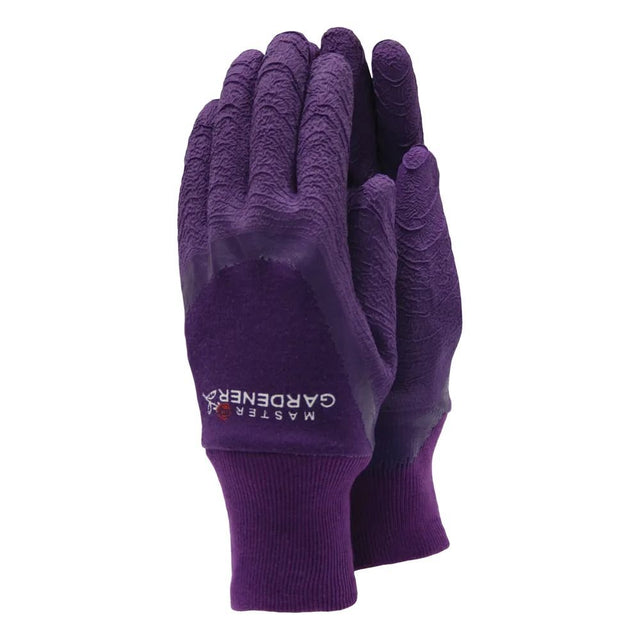 Town & Country Aubergine Master Gardener Gloves - Small - Old Railway Line Garden Centre