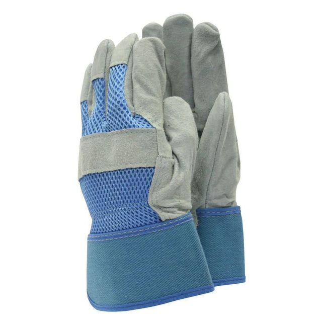 Town & Country Blue Ladies General Purpose Gardening Gloves - Medium - Old Railway Line Garden Centre