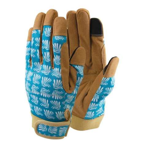 Town & Country Blue Synthetic Leather Gloves - Small - Old Railway Line Garden Centre