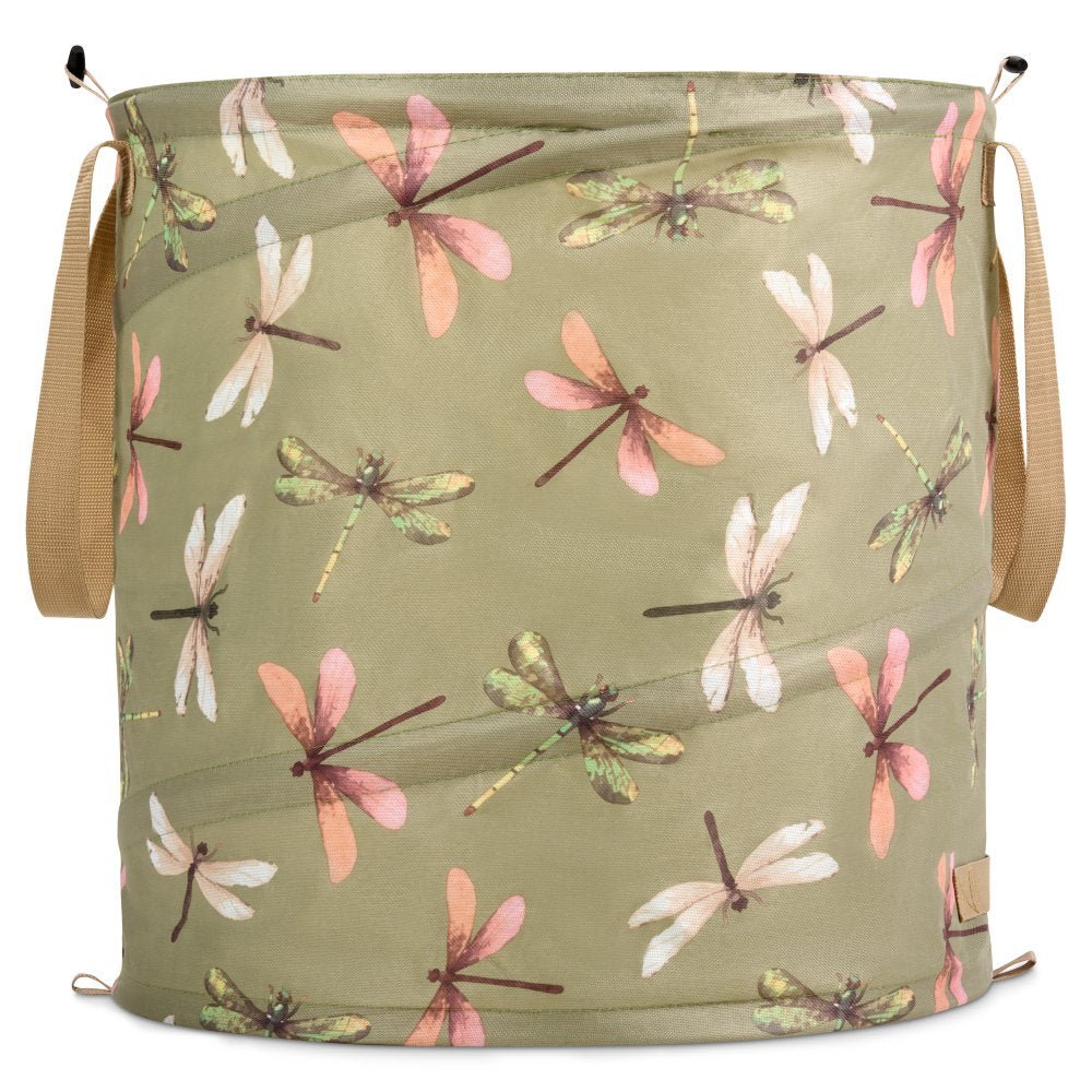 Town & Country Dragonfly 89L Garden Pop-Up Bag | Reusable Tidy Sack Green - Old Railway Line Garden Centre