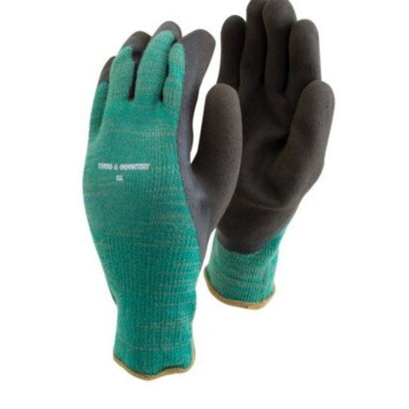 Town & Country Green Mastergrip Pro Latex Gloves - Extra Large - Old Railway Line Garden Centre