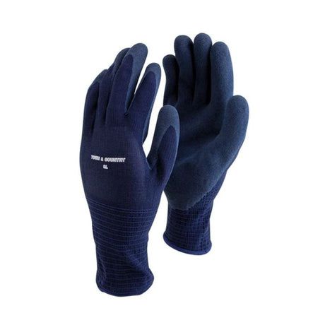 Town & Country Navy Mastergrip Latex Gloves - Extra Large - Old Railway Line Garden Centre