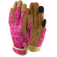 Town & Country Pink Synthetic Leather Gloves - Small - Old Railway Line Garden Centre