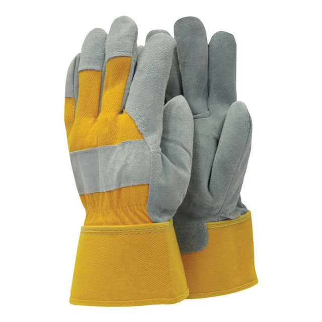 Town & Country Yellow General Purpose Rigger Gloves - Large - Old Railway Line Garden Centre
