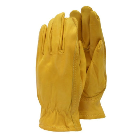 Town & Country Yellow Premium Leather Gardening Gloves - Small - Old Railway Line Garden Centre