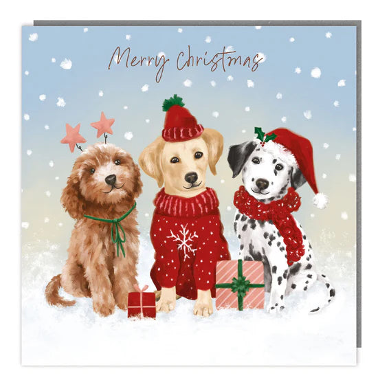 Tracks Publishing Caorling Hounds Christmas Charity Cards - (Pack of 5)