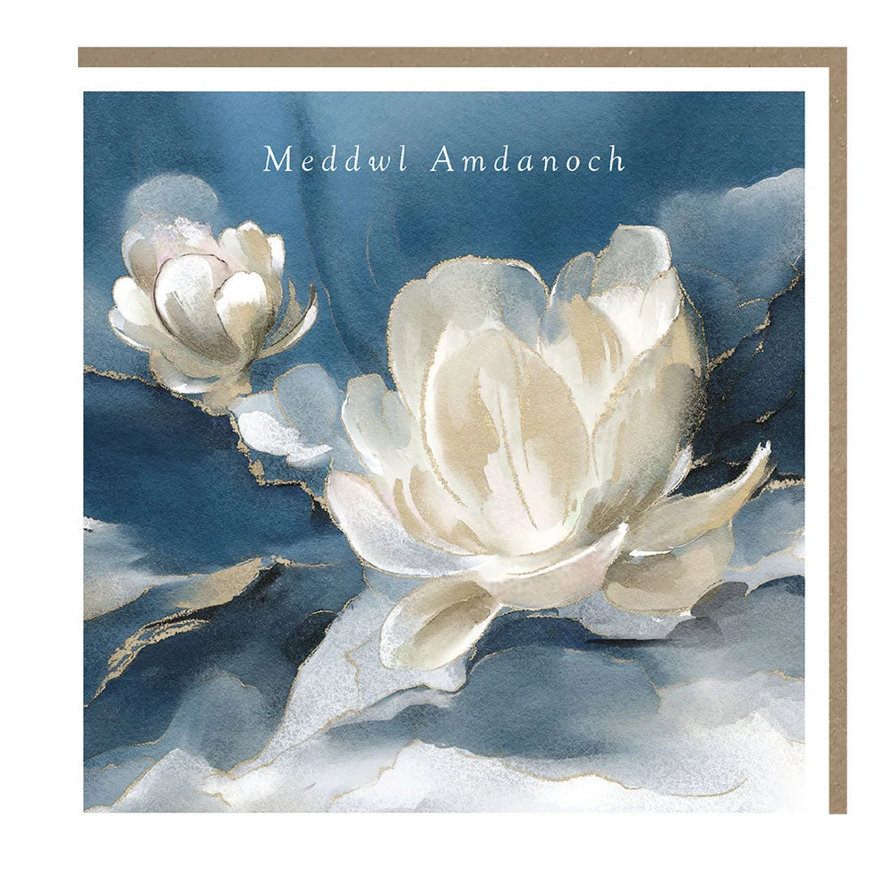 Tracks Publishing Meddwl Amdanoch / Thinking Of You Blank Card