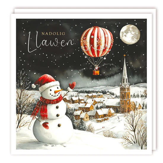 Tracks Publishing Santa in a Balloon Christmas Charity Cards - (Pack of 5)