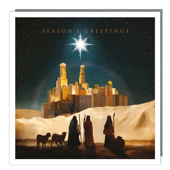 Tracks Publishing Star Over Bethlehem Christmas Charity Cards - (Pack of 5)