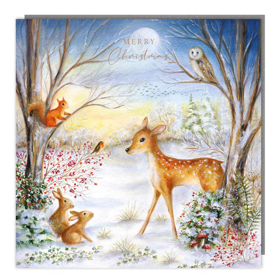 Tracks Publishing Woodland Friends Christmas Charity Cards - (Pack of 5)