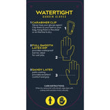 Treadstone ClipGlove Dark Blue Watertight Gloves - Large