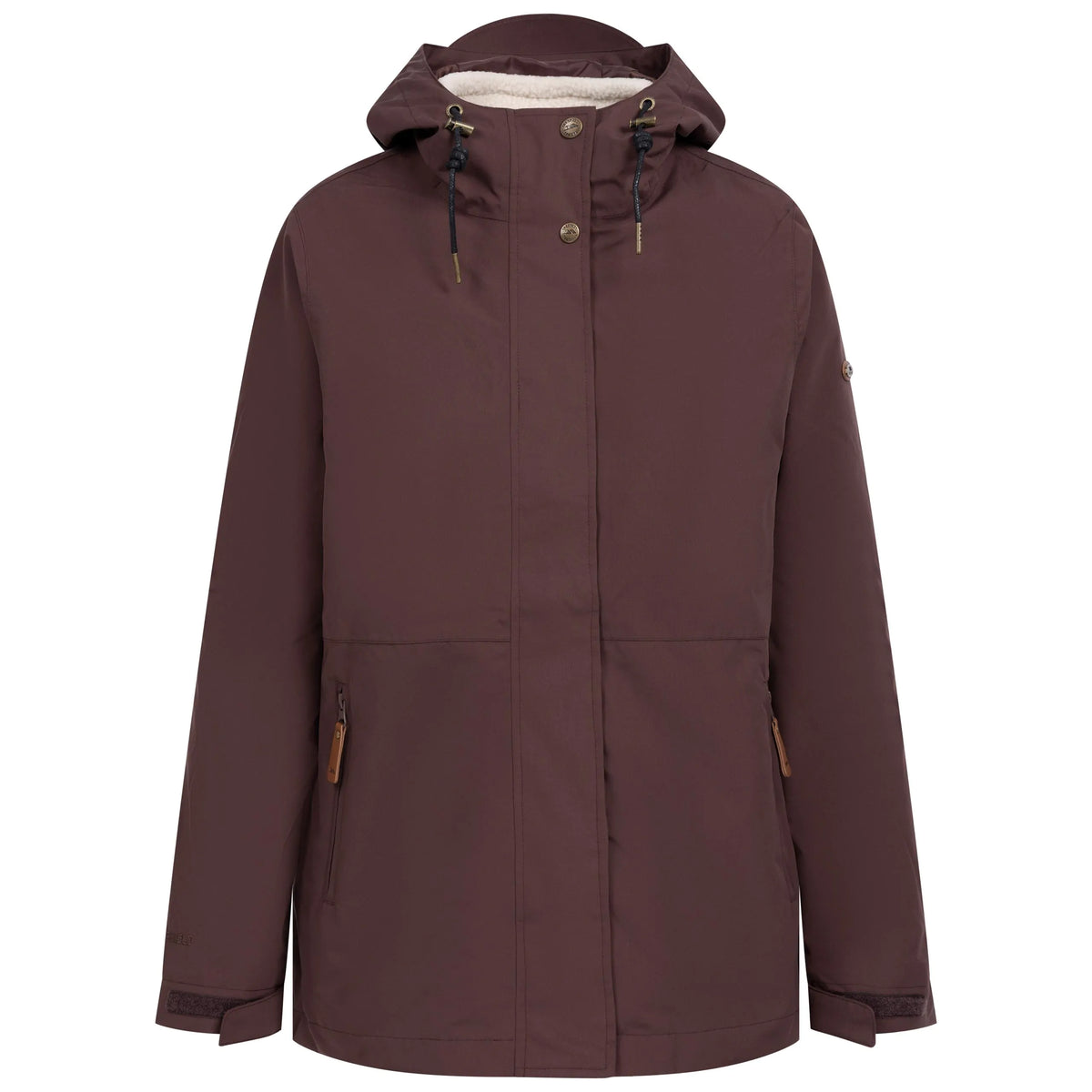 Trespass 3 in 1 Kamila Women's Rain Jacket - Mocha