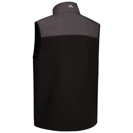 Trespass Abbott Men's Softshell Gilet - Gark Grey Marl - Old Railway Line Garden Centre