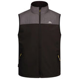Trespass Abbott Men's Softshell Gilet - Gark Grey Marl - Old Railway Line Garden Centre
