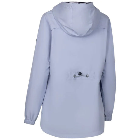 Trespass Flourish Hooded Women's Waterproof Jacket - Cool Blue