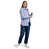 Trespass Flourish Hooded Women's Waterproof Jacket - Cool Blue
