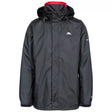 Trespass Fraser II Men's Waterproof Jacket - Black - Old Railway Line Garden Centre