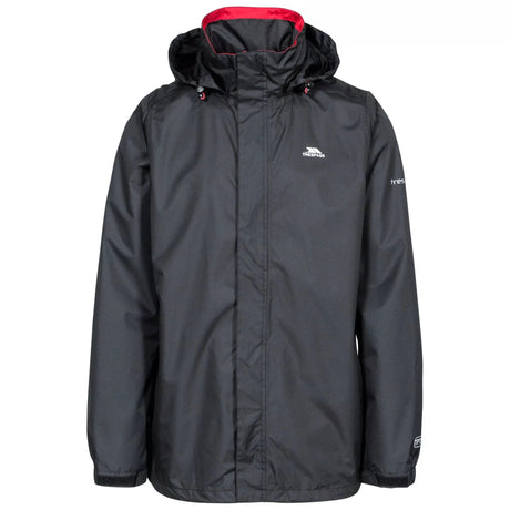 Trespass Fraser II Men's Waterproof Jacket - Black - Old Railway Line Garden Centre