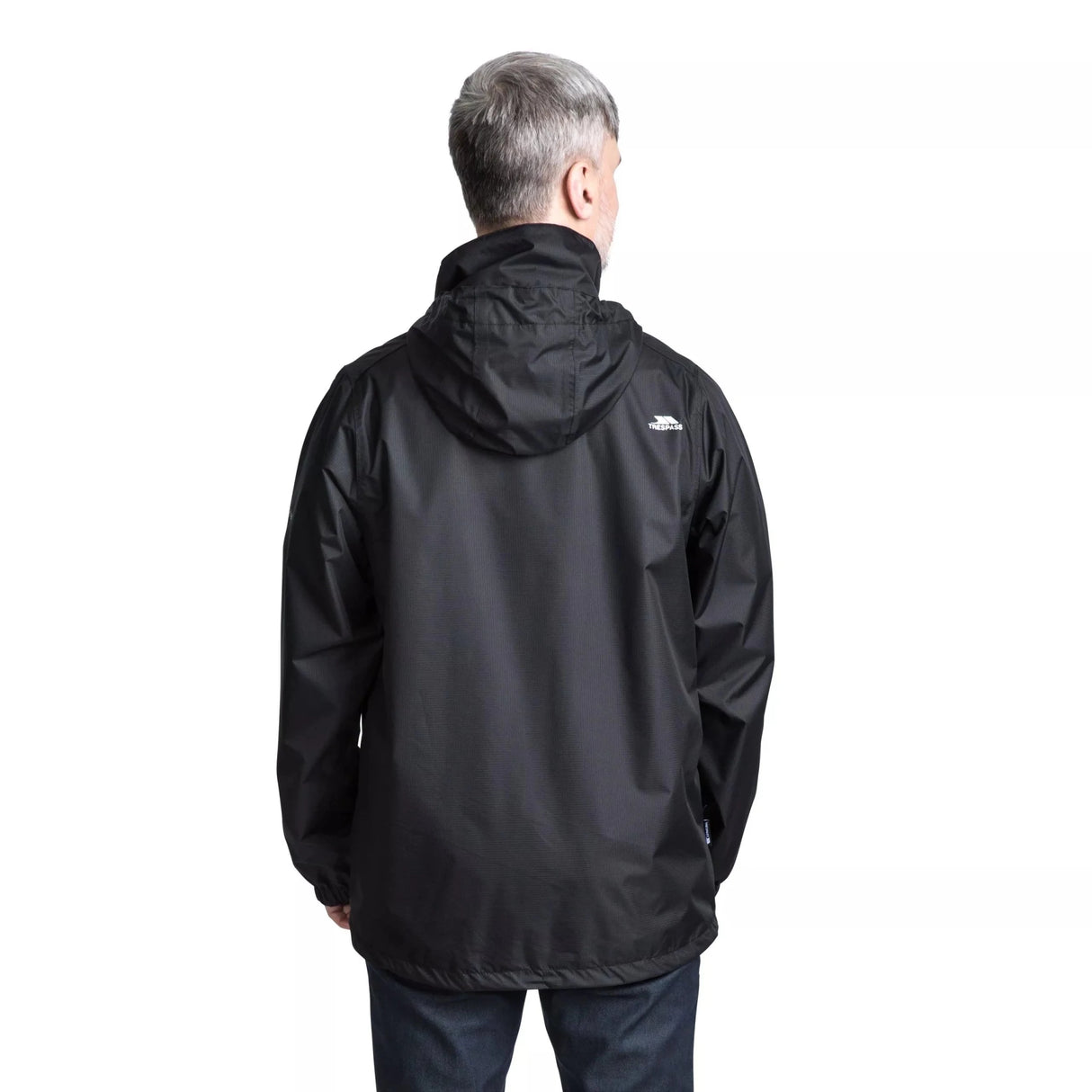 Trespass Fraser II Men's Waterproof Jacket - Black - Old Railway Line Garden Centre