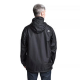 Trespass Fraser II Men's Waterproof Jacket - Black - Old Railway Line Garden Centre