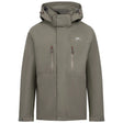 Trespass Griminish Storm Flap Men's Waterproof Jacket - Green Smoke - Old Railway Line Garden Centre