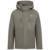Trespass Griminish Storm Flap Men's Waterproof Jacket - Green Smoke - Old Railway Line Garden Centre