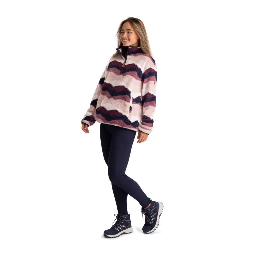 Trespass 1/2 Zip Sherpa Womens Mountain Fleece - Ovie