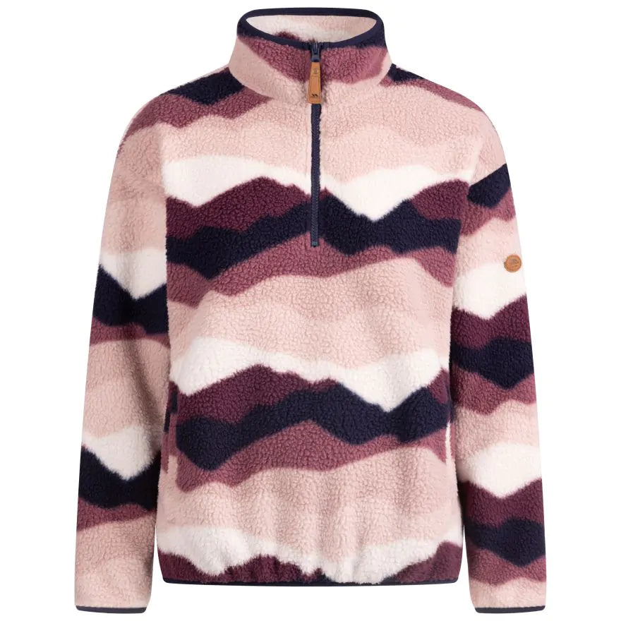 Trespass 1/2 Zip Sherpa Womens Mountain Fleece - Ovie
