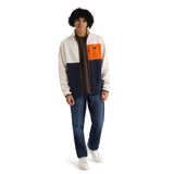 Trespass Hamish Full Zip Men's Fleece - Off White - Old Railway Line Garden Centre