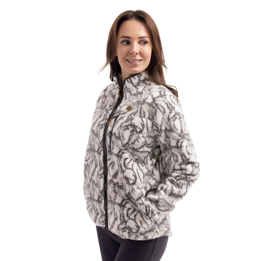 Trespass Jessie Womens Fleece Jacket - Ghost Print