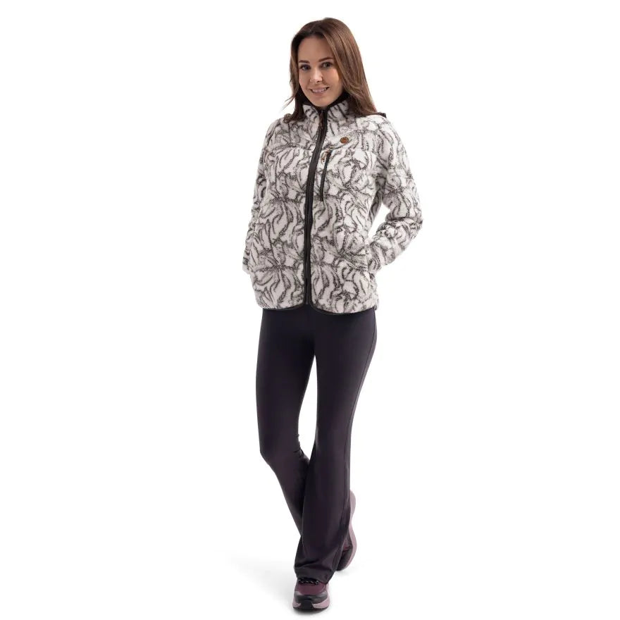 Trespass Jessie Womens Fleece Jacket - Ghost Print