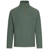Trespass Keynote 1/2 Zip Men's Fleece - Green Smoke Alpine - Old Railway Line Garden Centre