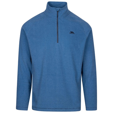 Trespass Keynote 1/2 Zip Men's Fleece - Harbour Blue - Old Railway Line Garden Centre
