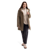 Trespass Melissa Women's Long Rain Jacket - Light Khaki