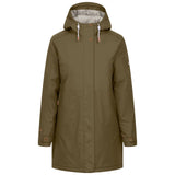 Trespass Melissa Women's Long Rain Jacket - Light Khaki