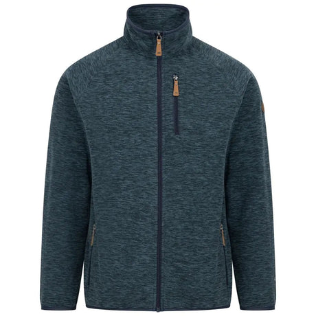 Trespass Mitchie Full Zip Men's Microfleece - Dark Teal - Old Railway Line Garden Centre