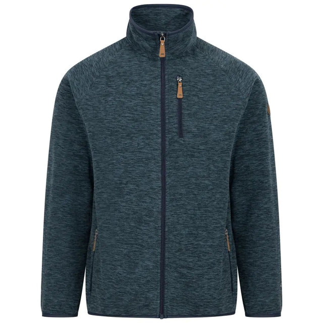 Trespass Mitchie Full Zip Men's Microfleece - Dark Teal - Old Railway Line Garden Centre