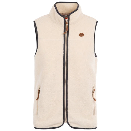 Trespass Notion Knitted Fleece Women's Gilet - Ghost - Old Railway Line Garden Centre