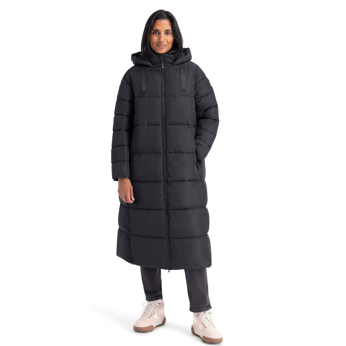 Trespass Shayla Padded Casual Long Women's Jacket - Black