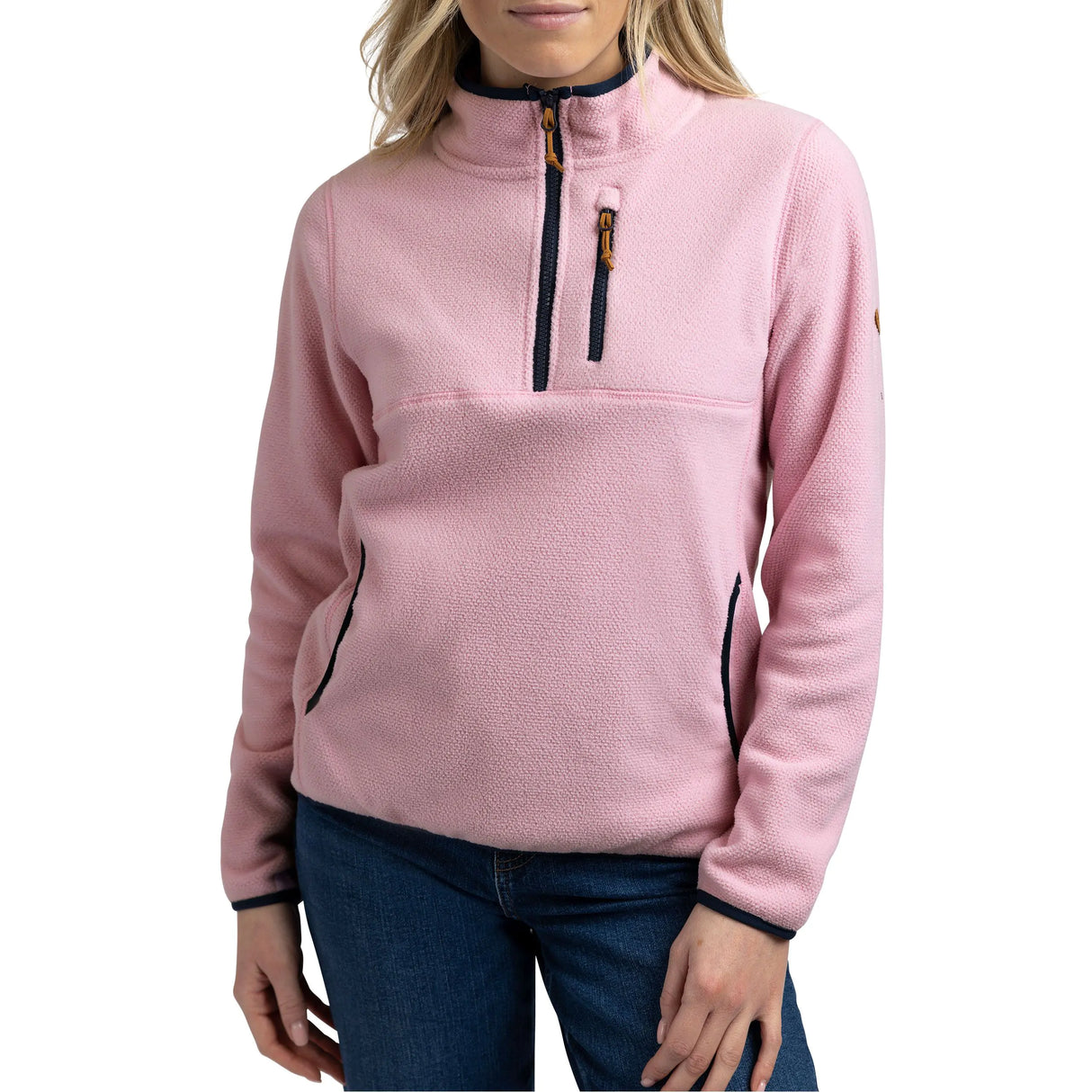 Trespass Tister 1/2 Zip Women's Fleece - Pink Peony