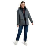 Trespass Tiverton Hooded Waterproof Women's Jacket - Teal Mist - Old Railway Line Garden Centre