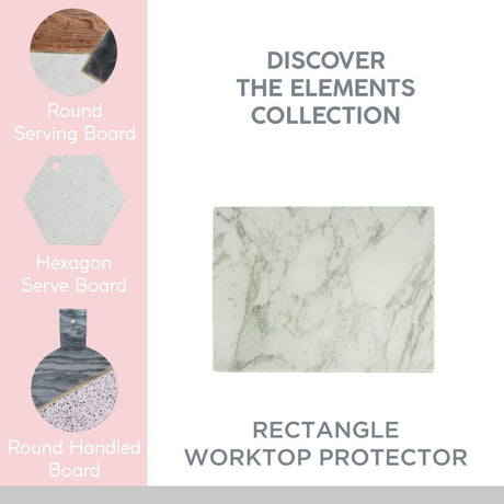 Typhoon Elements 40cm Marble Work Surface Protector