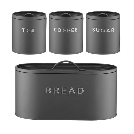 Typhoon Heritage Kitchen Storage - Grey - (Set of 4) - Old Railway Line Garden Centre