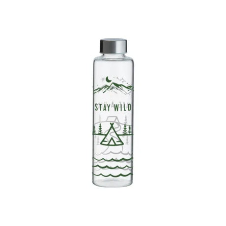 Typhoon Pure 600ml Stay Wild Glass Bottle - Old Railway Line Garden Centre