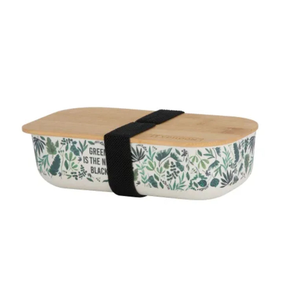 Typhoon Pure Green Is The New Black Bamboo Lunch Box - Old Railway Line Garden Centre