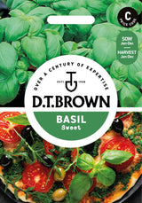 D.T. Brown 'Sweet' Basil Seeds