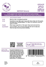 D.T. Brown Boltardy 'Beetroot' Seeds