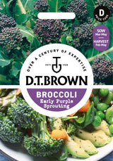 D.T. Brown Early Purple 'Broccoli' Sprouting