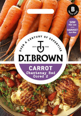 D.T. Brown Chantenay Red Cored 'Carrot' Seeds